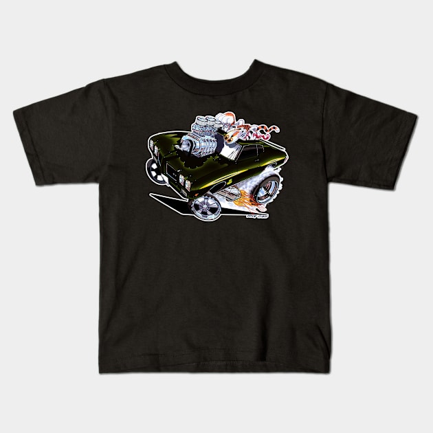 GUILTY 1970 GTO Judge Kids T-Shirt by vincecrain